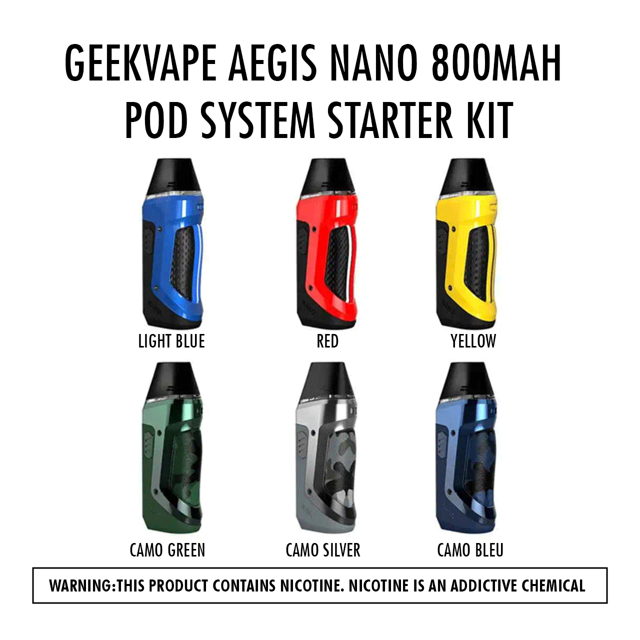 GeekVape N30 (Aegis Nano) 800mAh Pod System Starter Kit