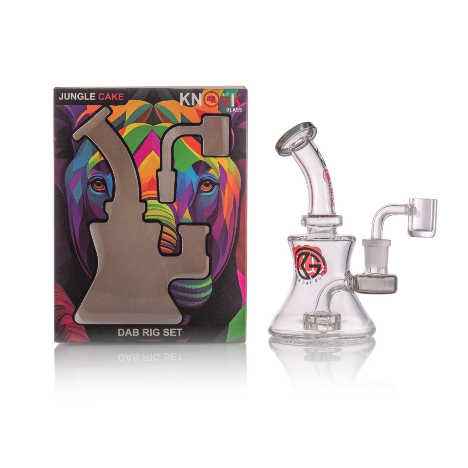 Knock Out Glass Jungle Cake 6 inch Rig Set