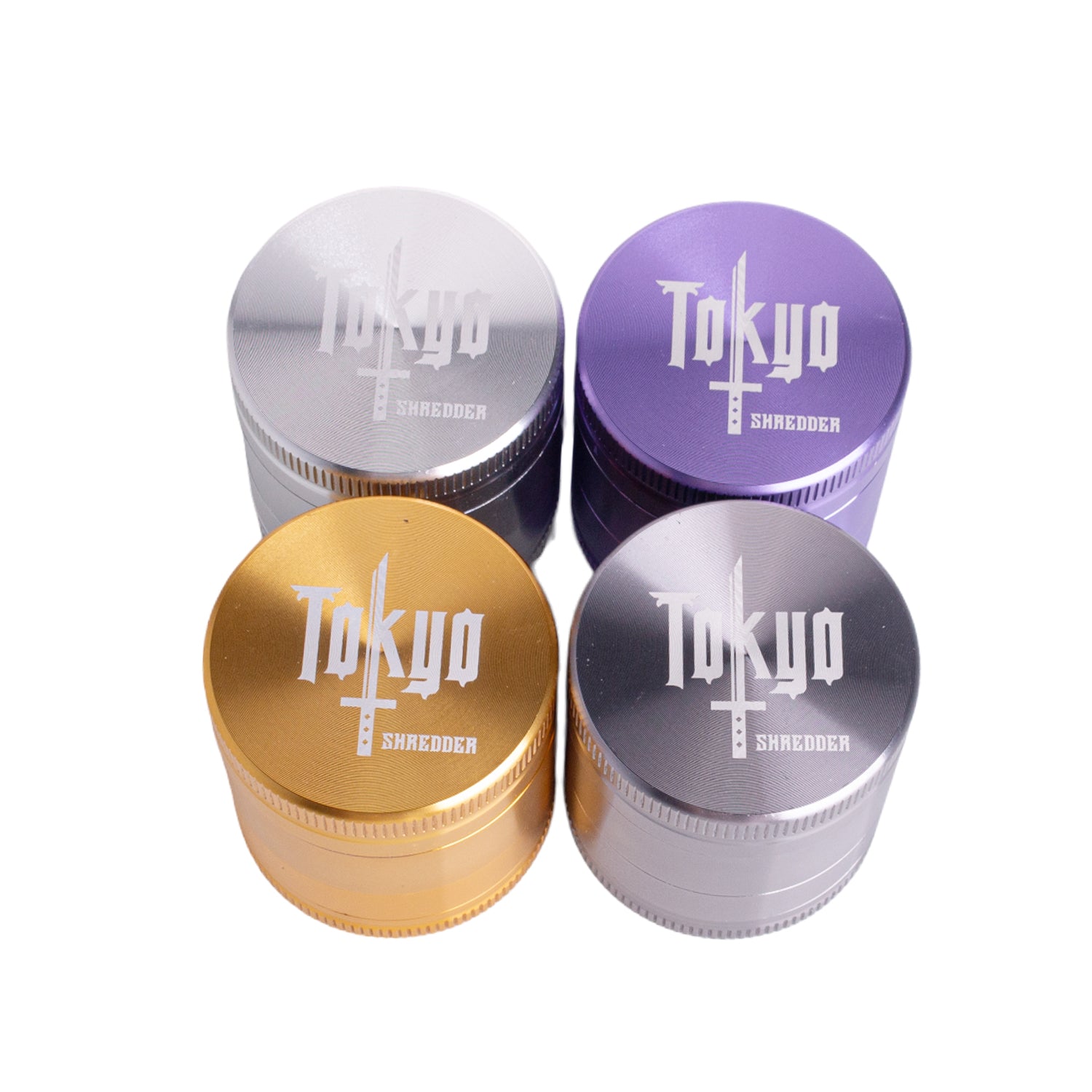 Tokyo Shredder JULIET 4 PIECE Grinder Display of 4 - 55mm