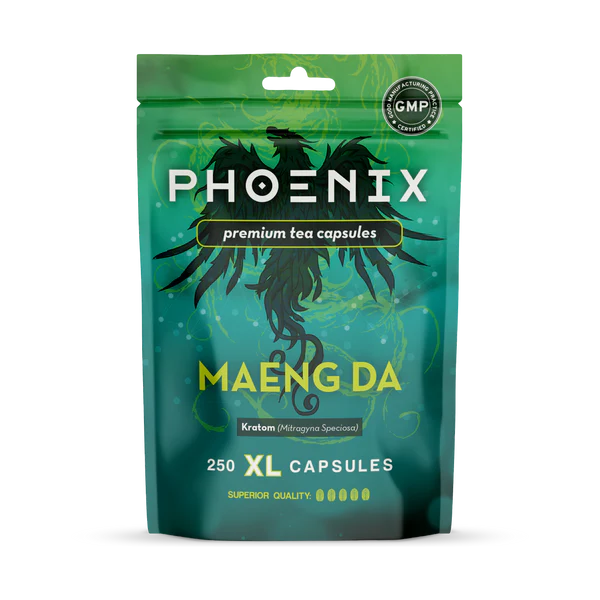 Phoenix Herbals Superior Maeng Da Tea Leaf Powder Capsules