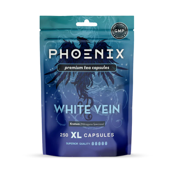 Phoenix Herbals Superior White Vein Tea Leaf Powder Capsules