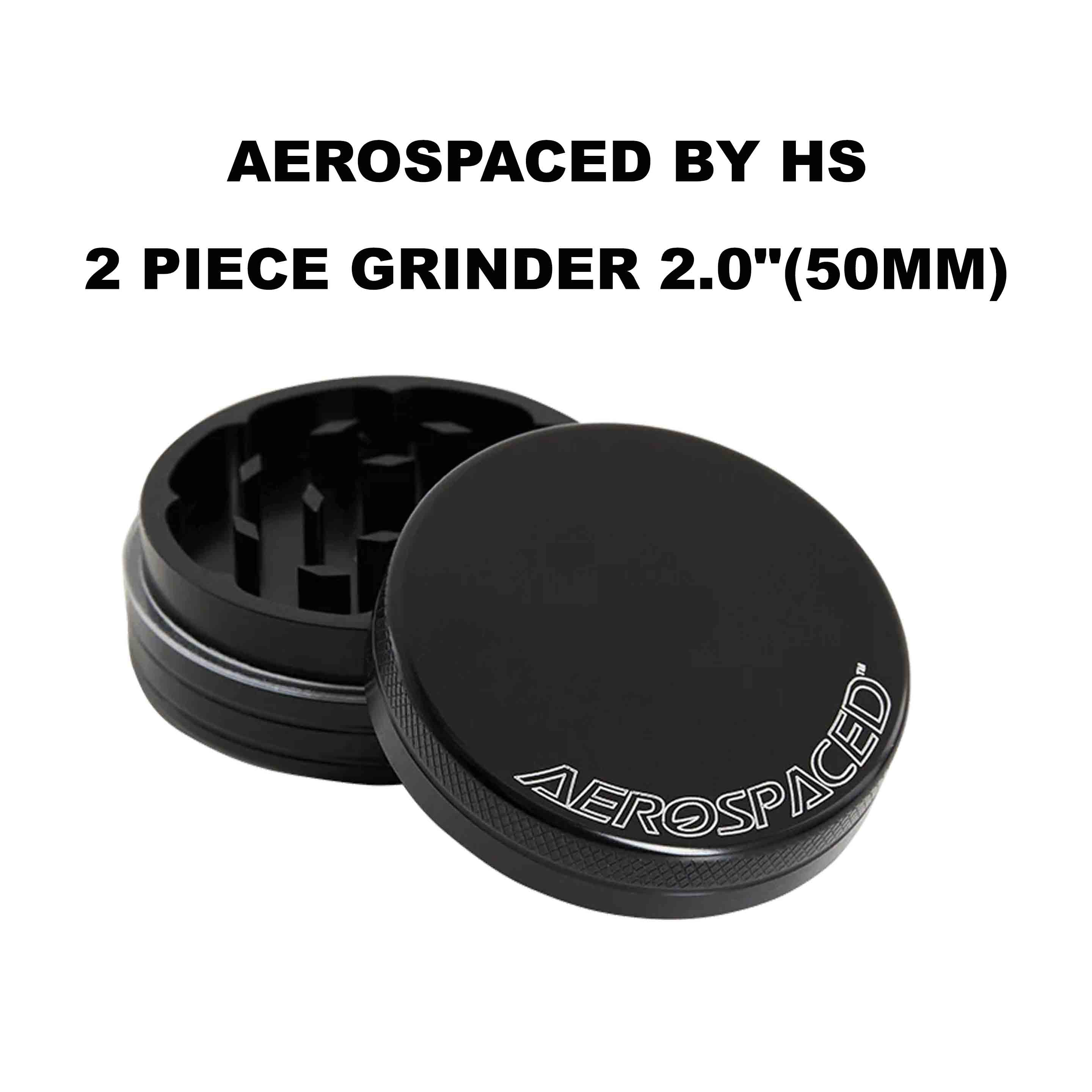 Aerospaced by HS 2 piece grinder 2.0" (50mm) - HYPE WHOLESALE