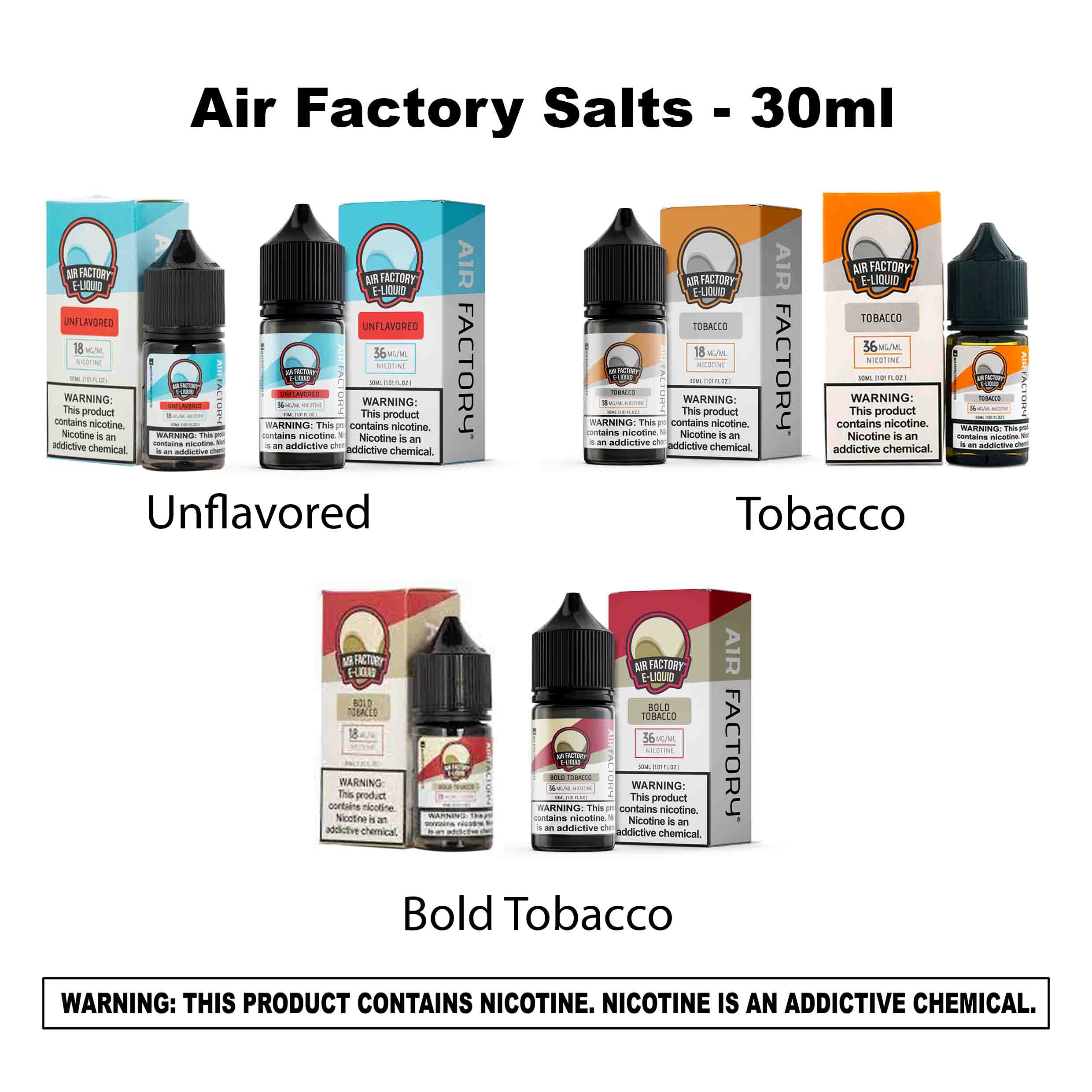 Air Factory Salts 30ml