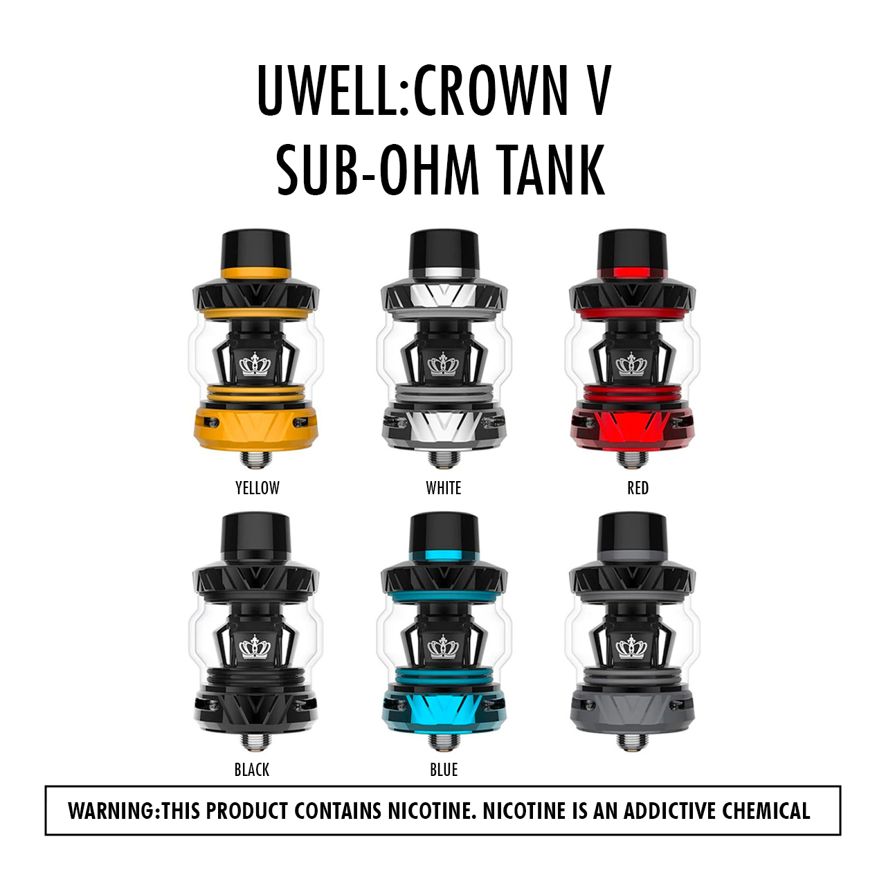 Uwell:Crown V Sub-Ohm Tank