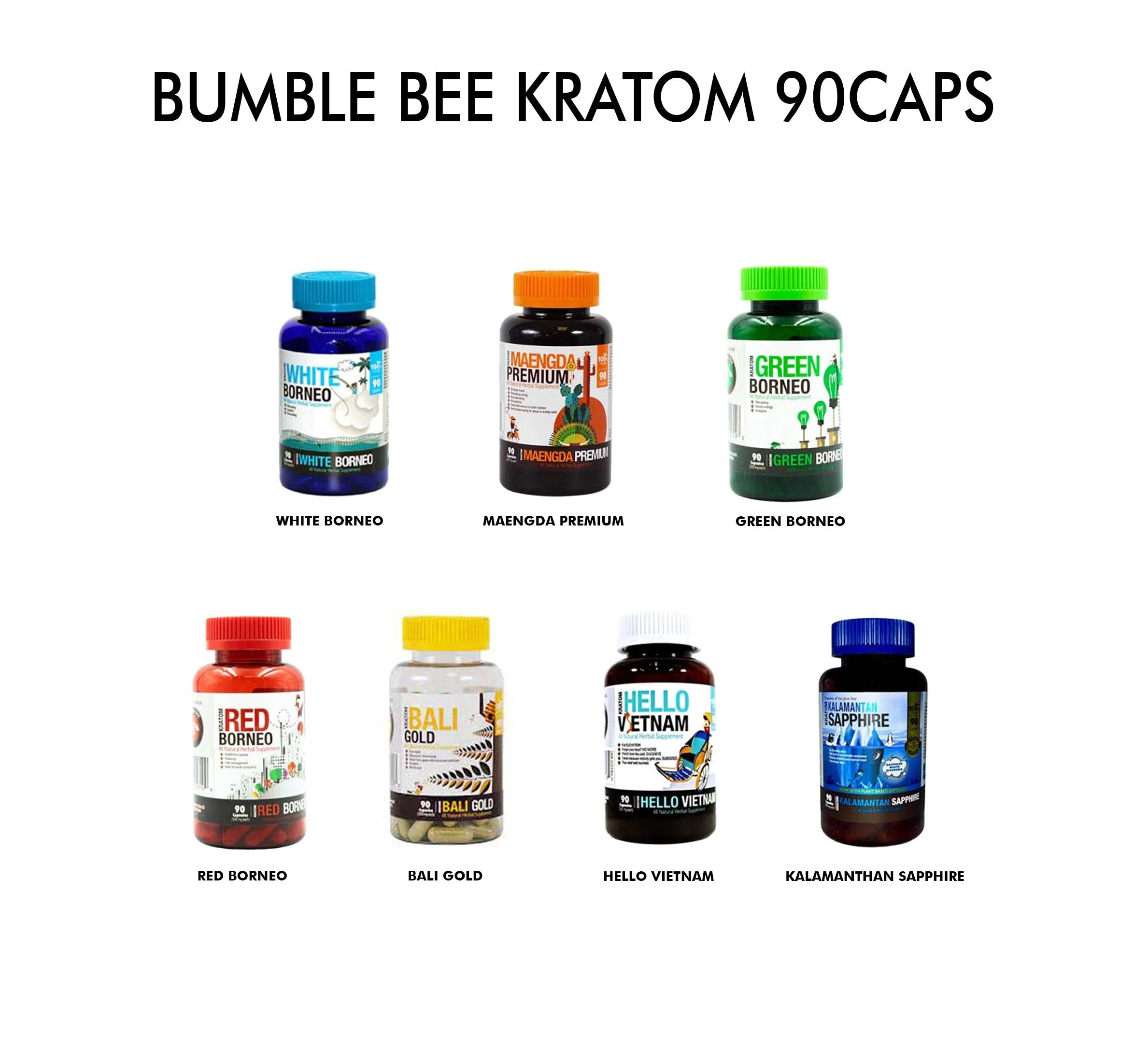 Bumble Bee Kratom 90Caps