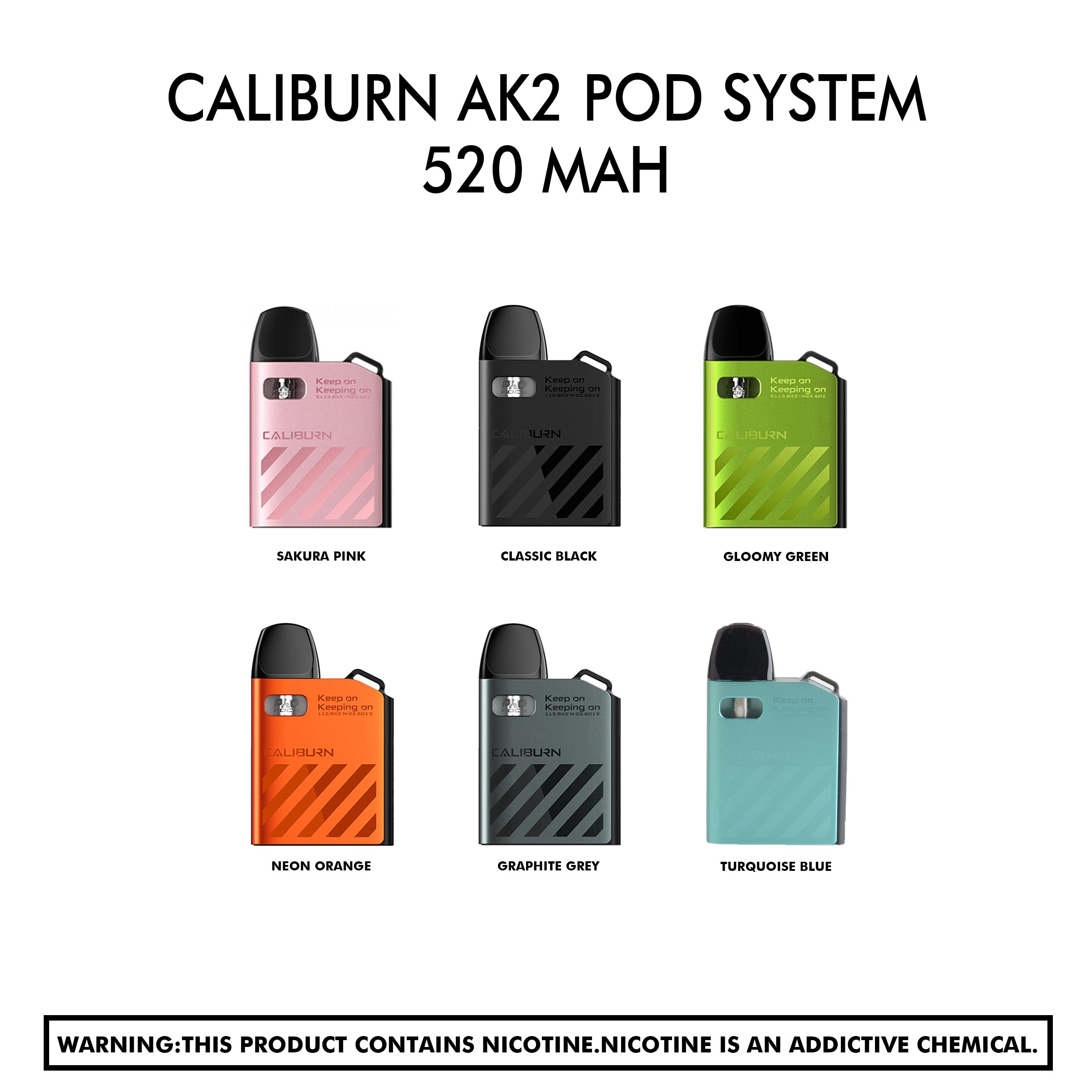 Caliburn AK2 Pod System 520 MaH