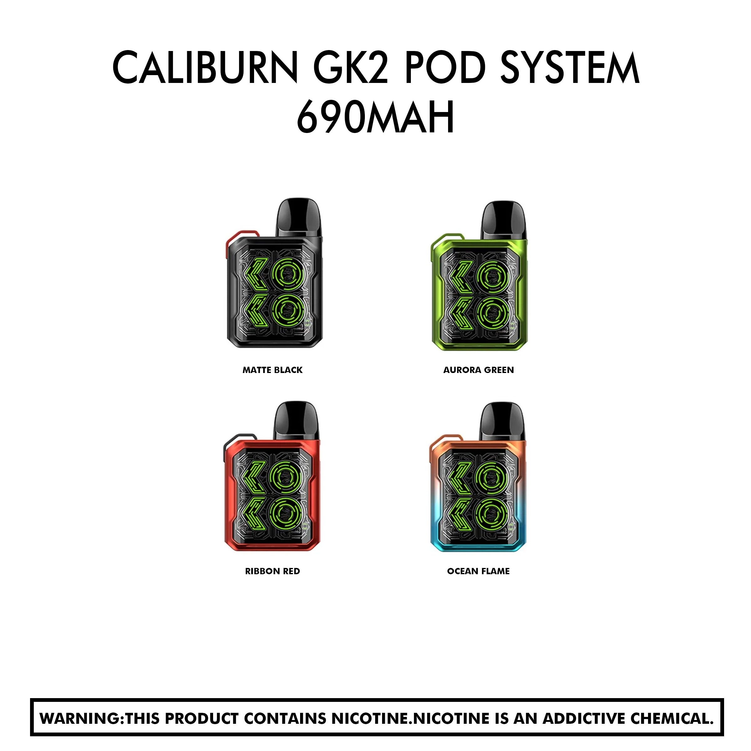 Caliburn GK2 Pod System 690Mah