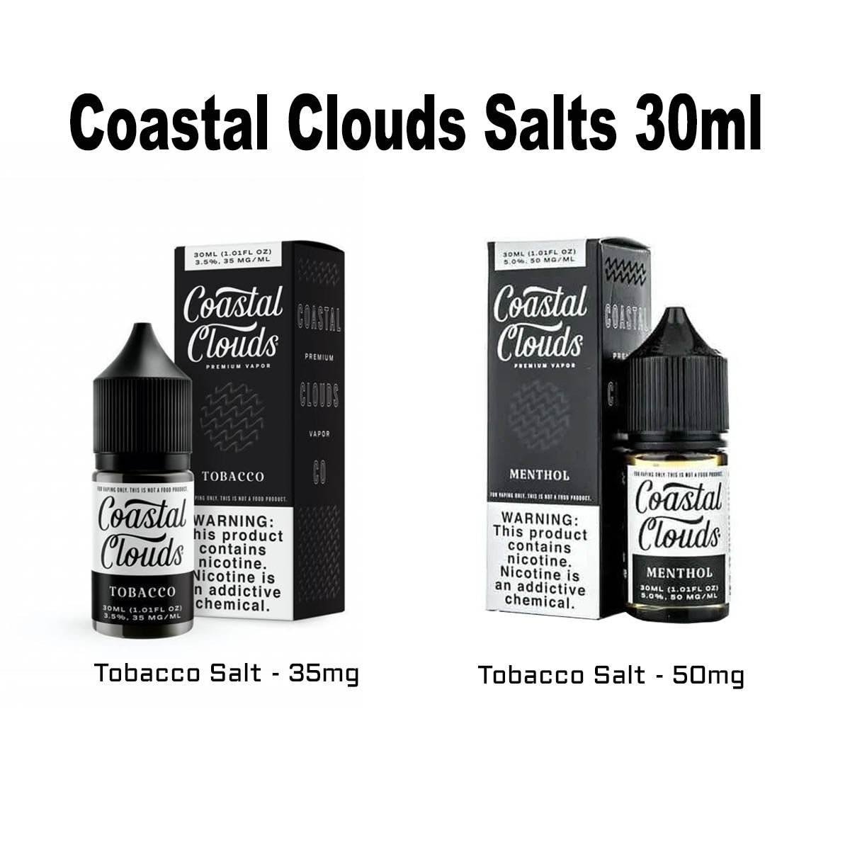 Coastal Clouds Salts 30ml - HYPE WHOLESALE