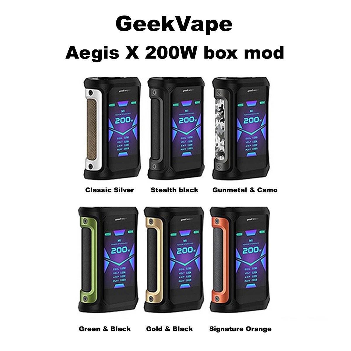 Geekvape Aegis X 200W box mod