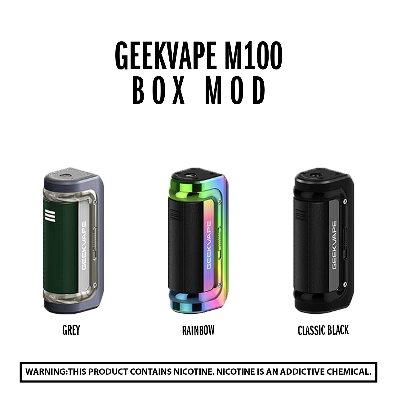 Geek vape M100 / Aegis Mini 2 100W Box Mod - HYPE WHOLESALE