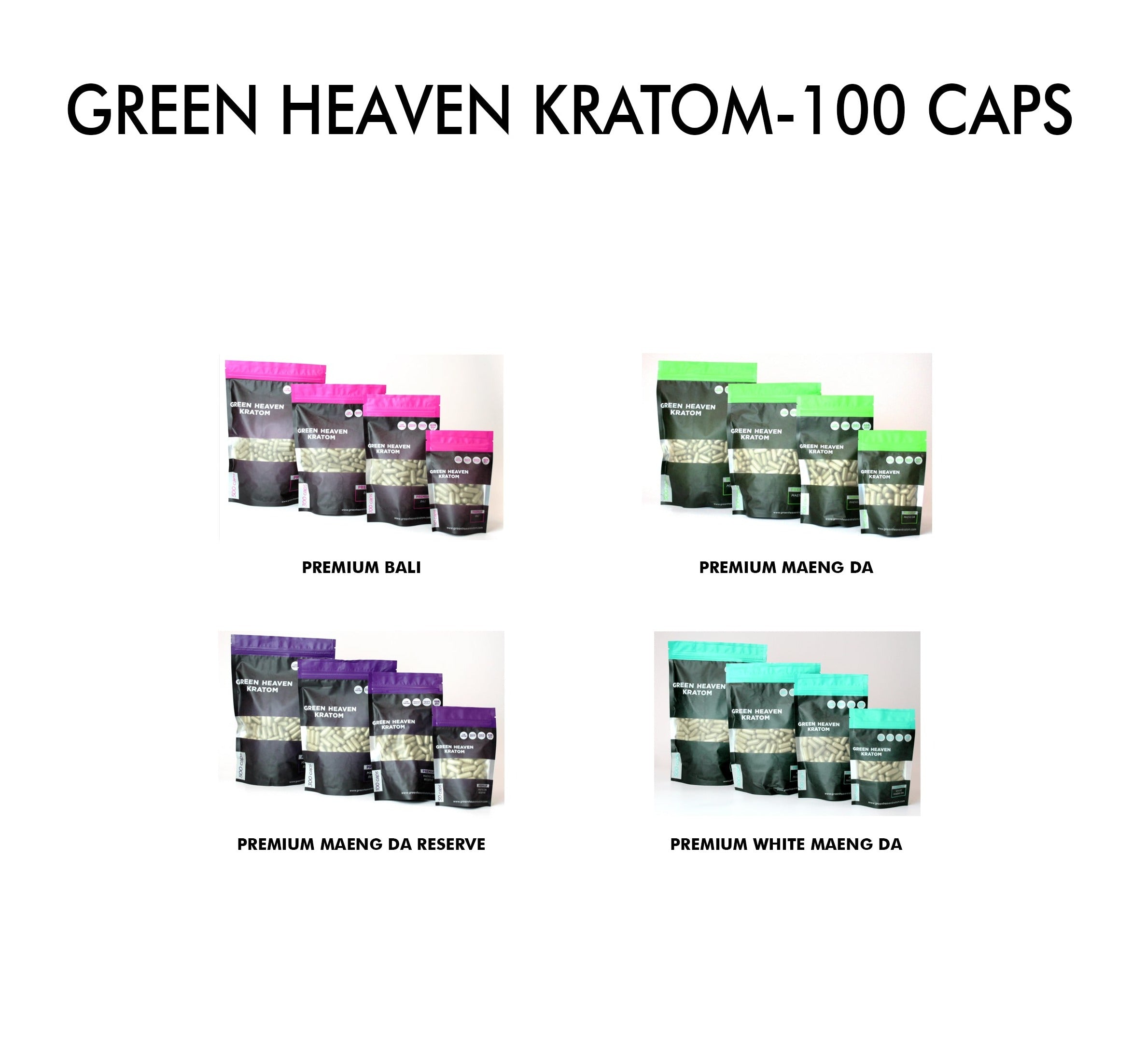 Green Heaven Kratom - 100 Caps