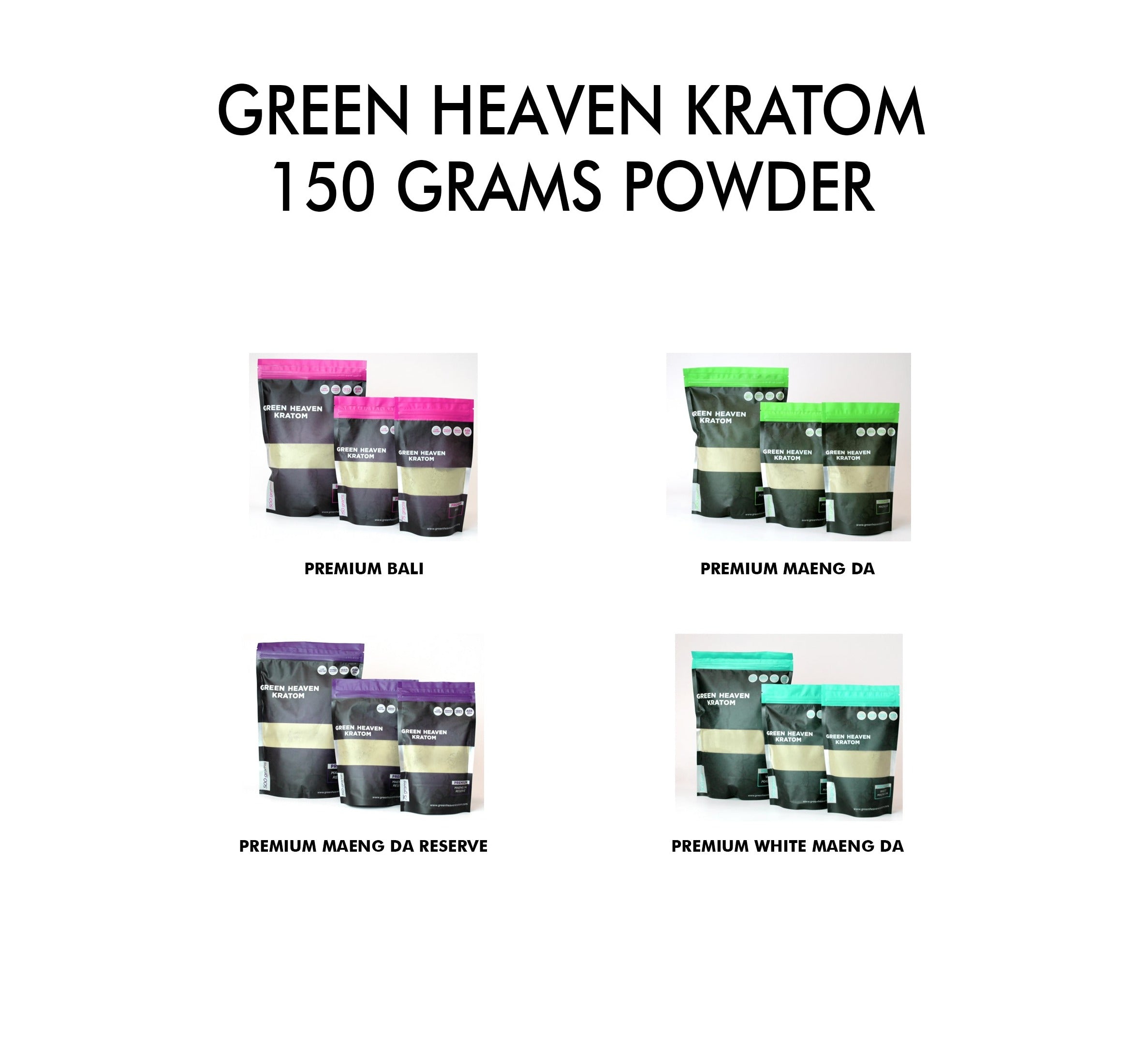 Green Heaven Kratom - 150 Grams Powder - HYPE WHOLESALE