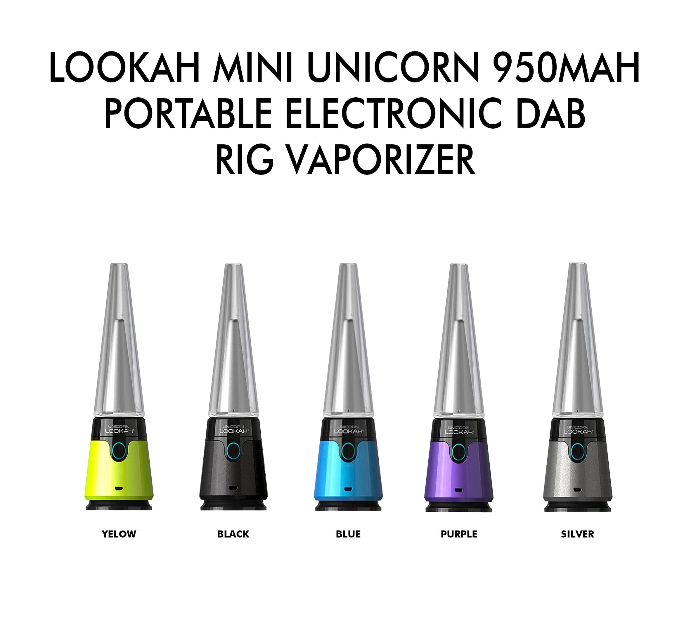 Lookah Mini Unicorn 950mAh Portable Electronic Dab Rig Vaporizer