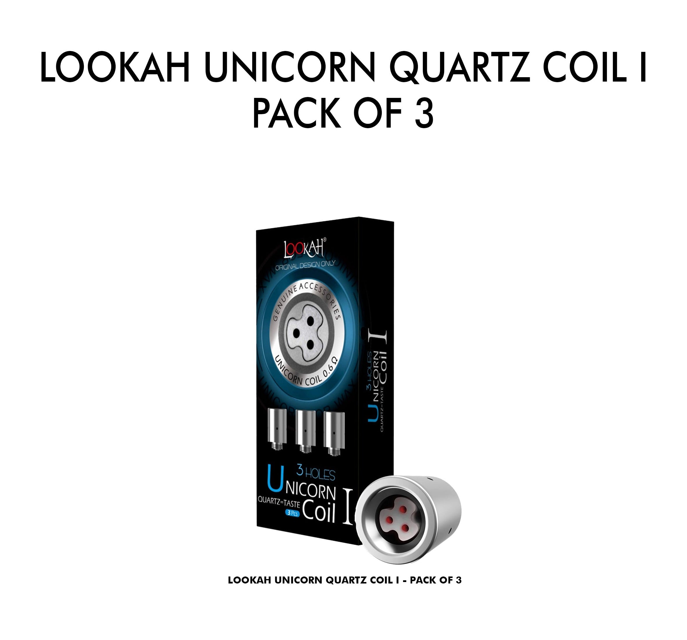 Lookah Unicorn Quartz Coil I - Pack of 3