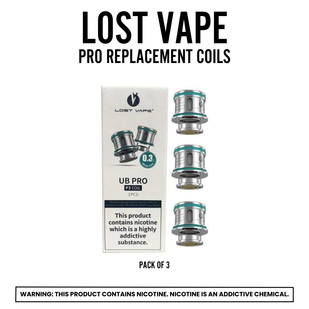 Lost Vape UB Pro Replacement Coils - Pack of 3