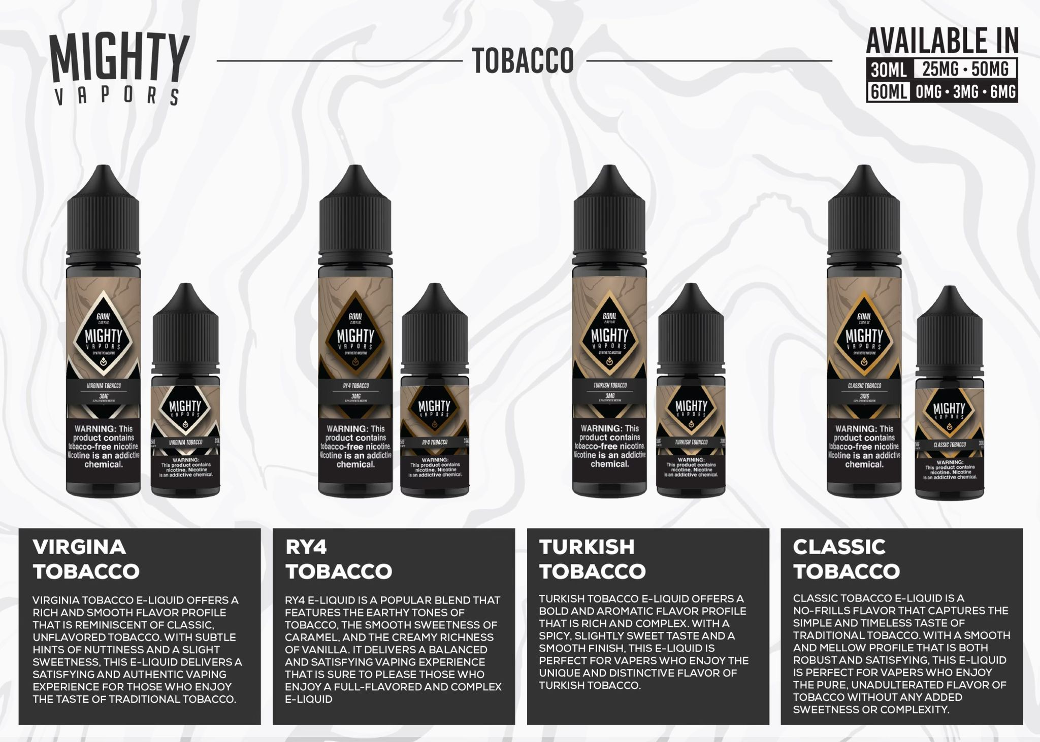 Mighty Vapors E-Liquid 60Ml