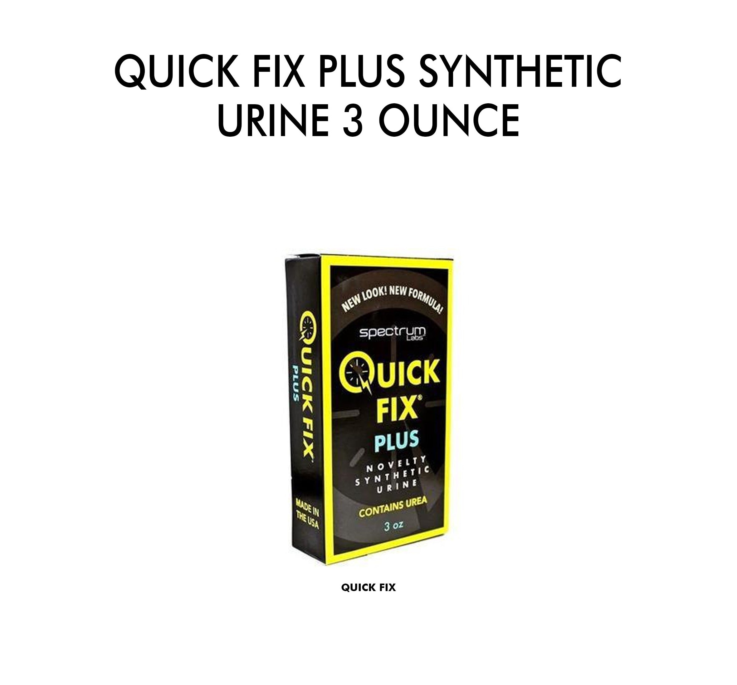 Quick Fix Plus Synthetic Urine 3 Ounce