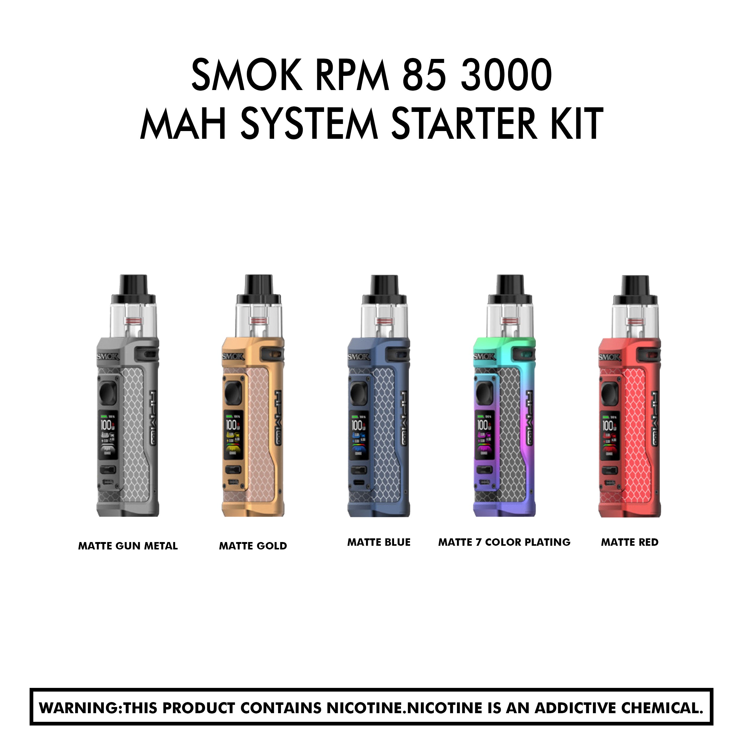 SMOK RPM 85 3000 mAh System Starter Kit - HYPE WHOLESALE