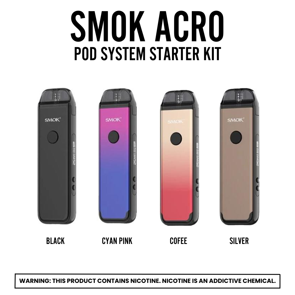 Smok Acro 1000Mah Pod System Starter Kit