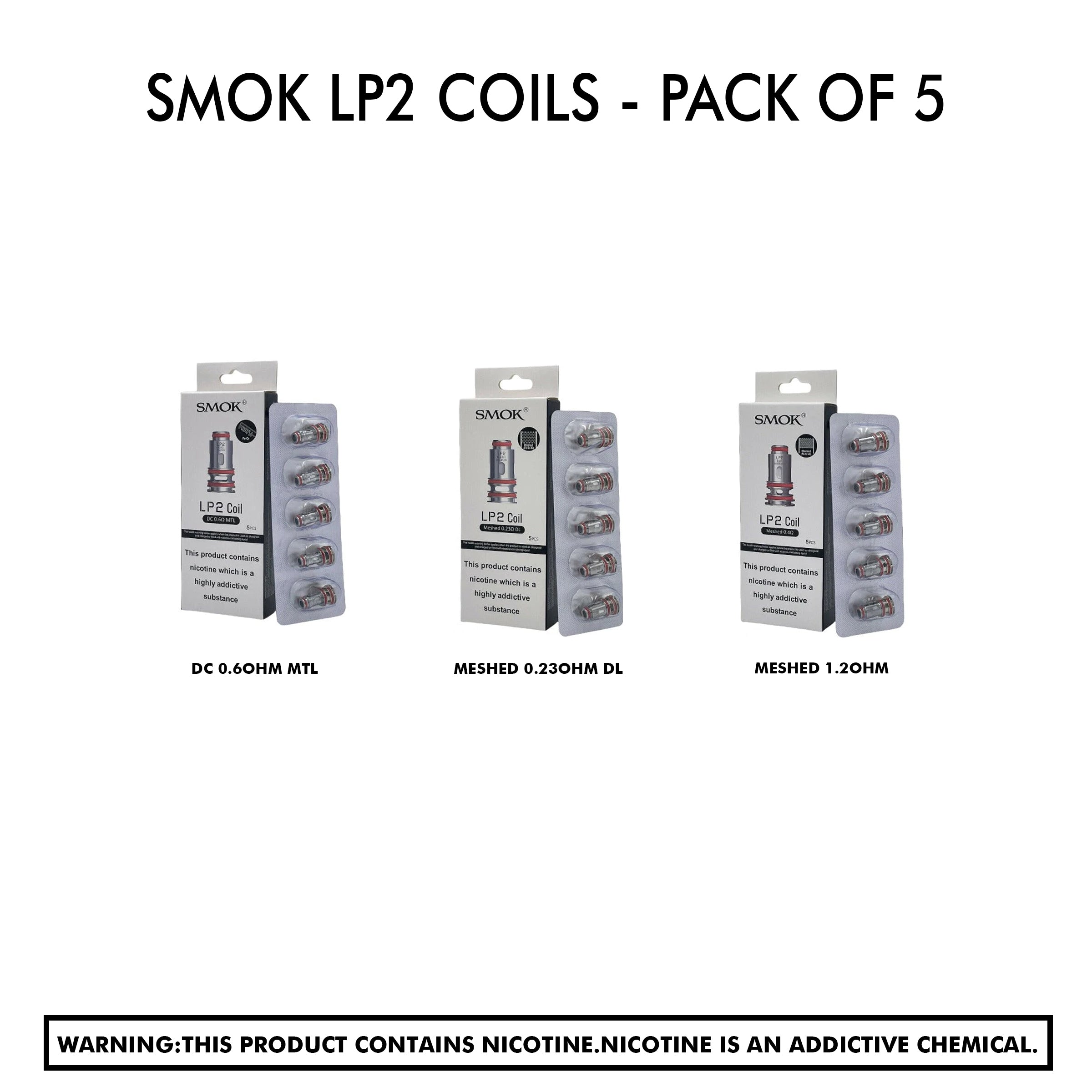 Smok Lp2 Coils - Pack Of 5