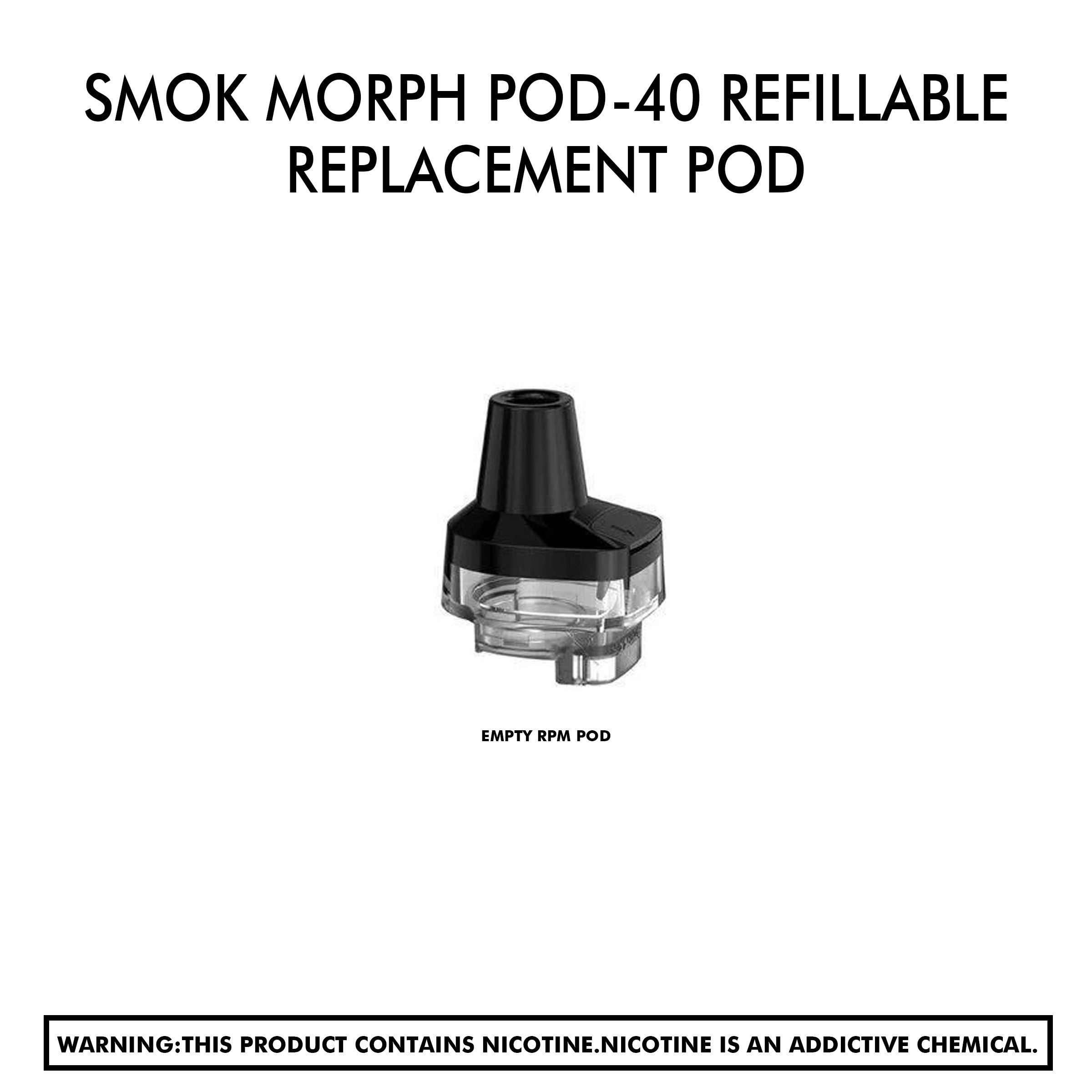 Smok Morph Pod-40 Refillable Replacement Pod