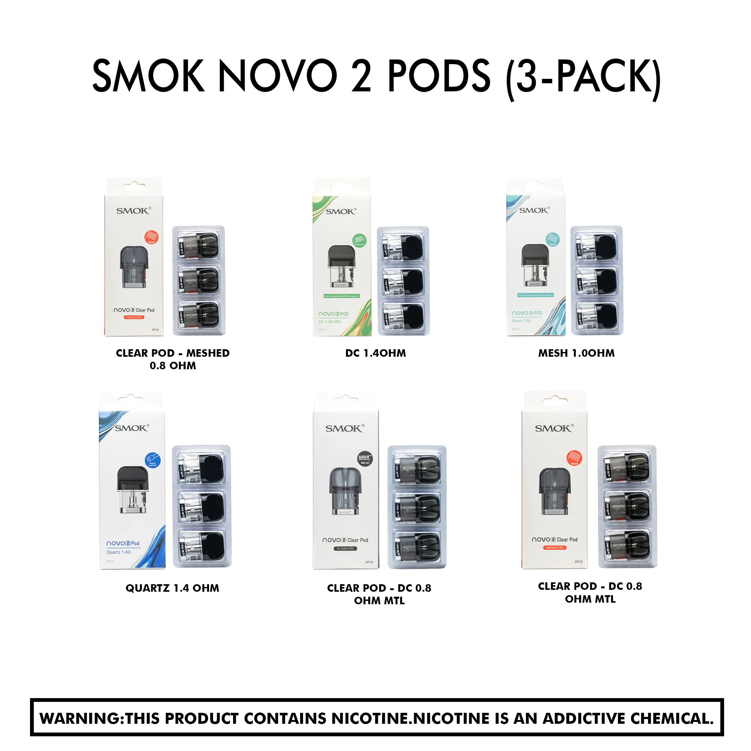 Smok Novo 2 Pods (3-Pack)