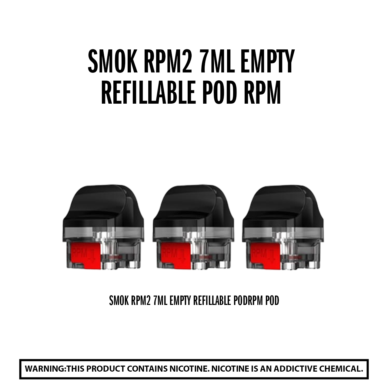 Smok Rpm2 7Ml Empty Refillable PodRpm Pod