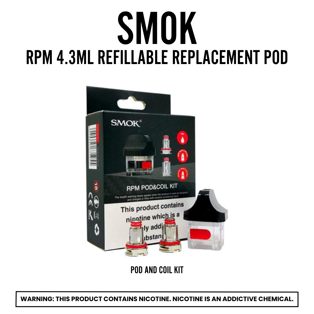 Smok Rpm 4.3Ml Refillable Replacement Pod