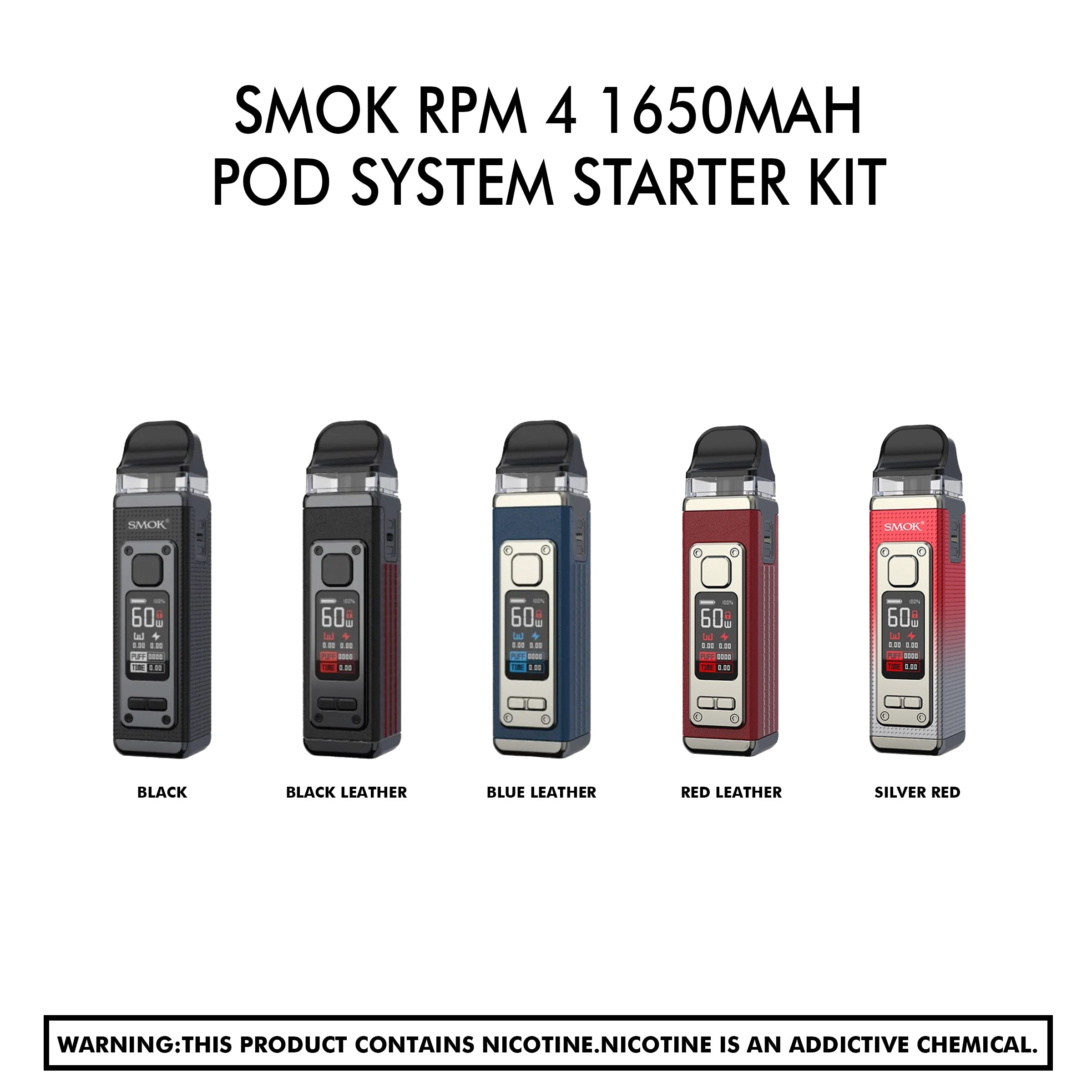 Smok Rpm 4 1650Mah Pod System Starter Kit - HYPE WHOLESALE