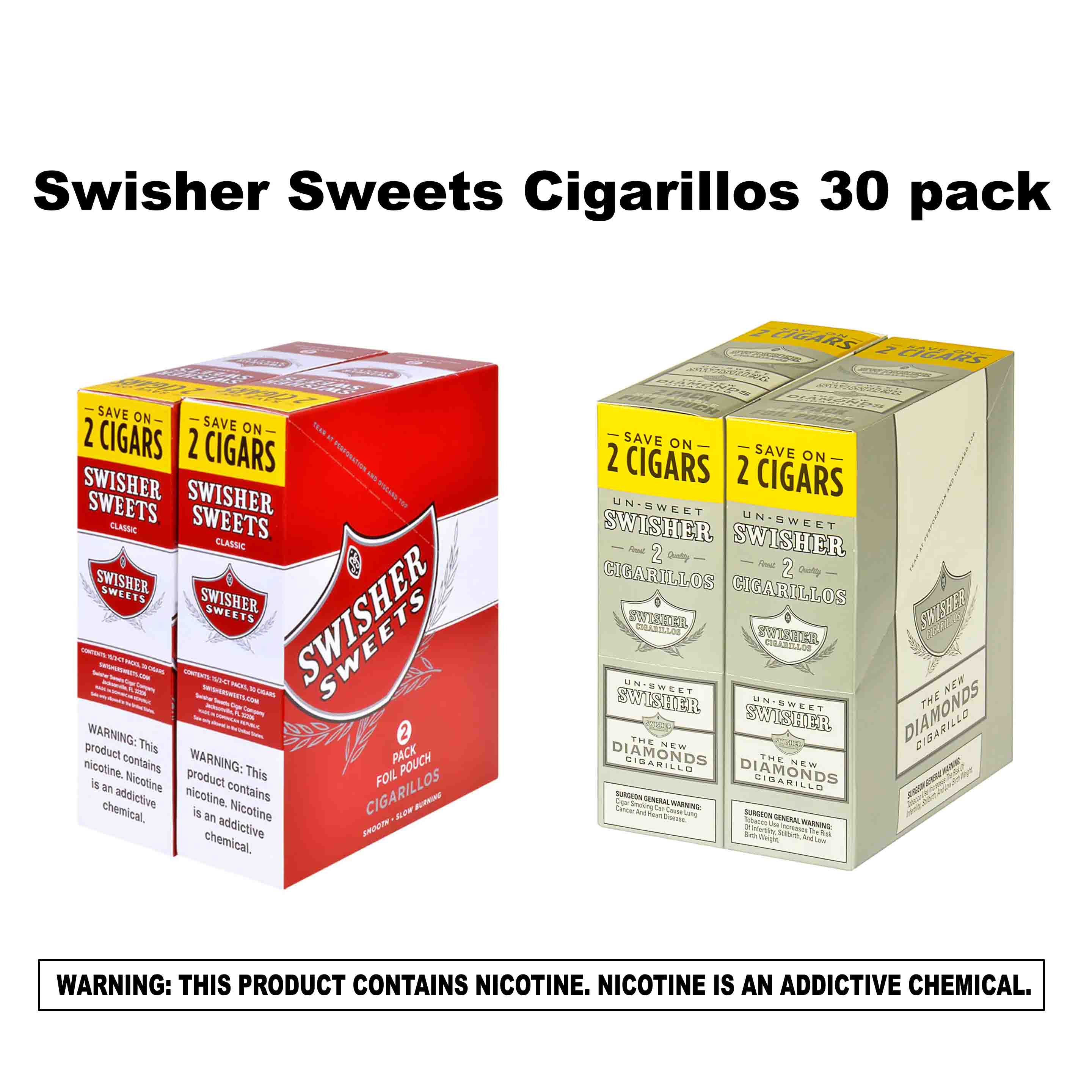 Swisher Sweers Cigarillos 30 pack