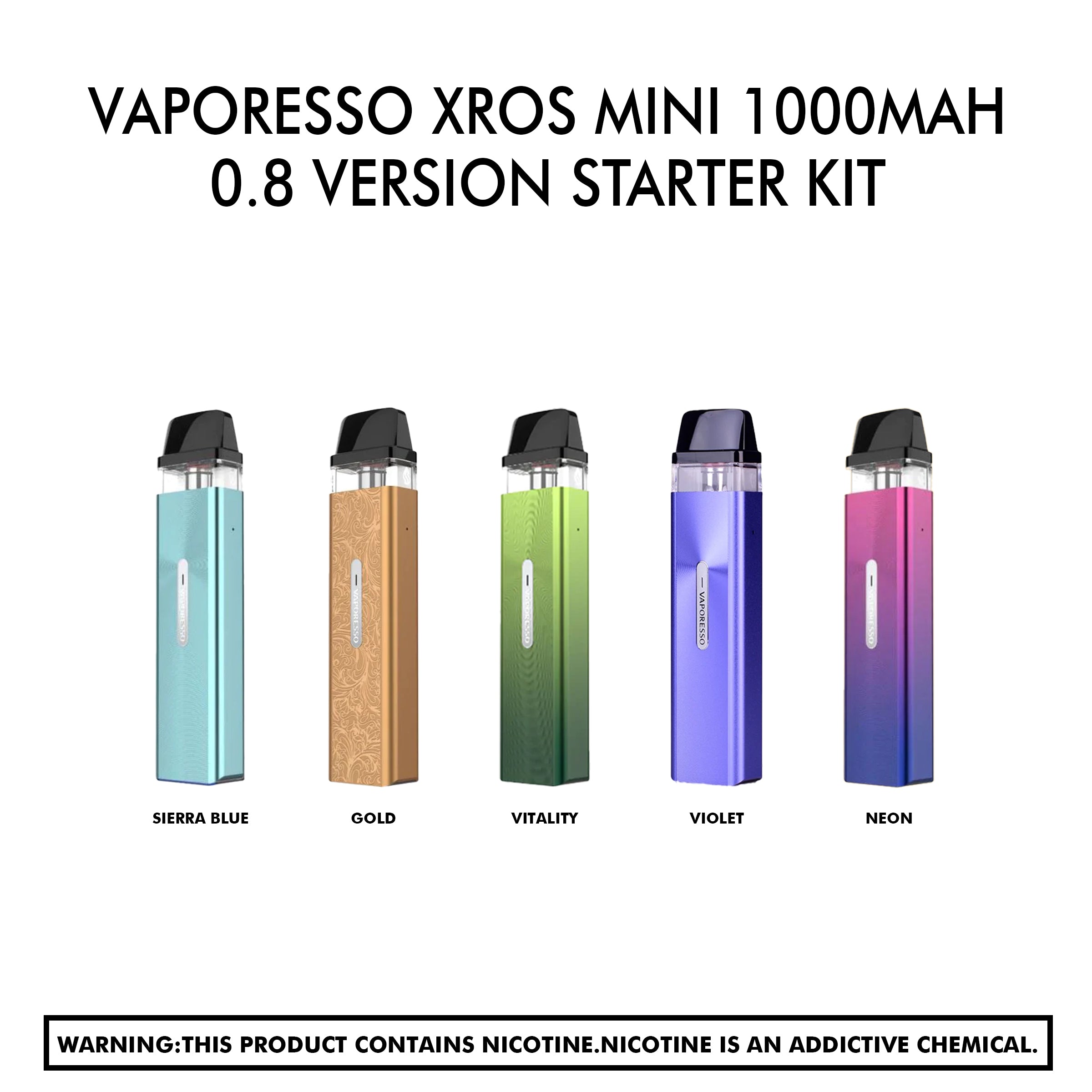 Vaporesso Xros Mini 1000Mah 0.8 Version Starter Kit