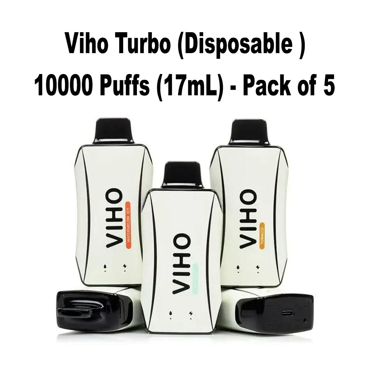 Viho Turbo (Disposable ) 10000 Puffs (17mL) - Pack of 5