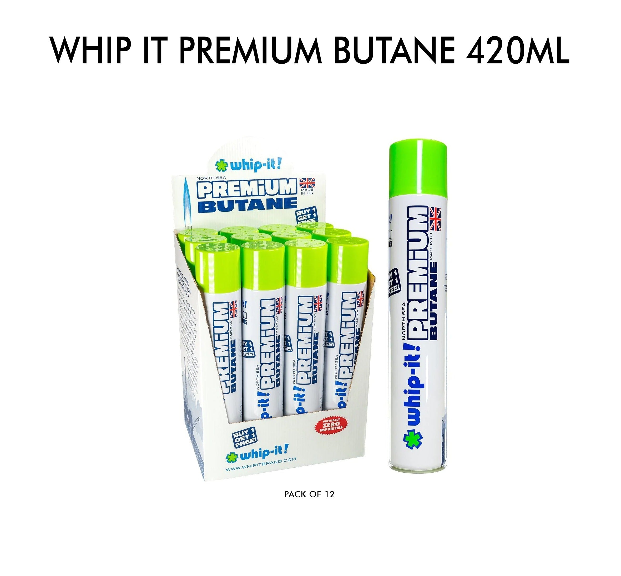 Whip it Premium Butane 420ml