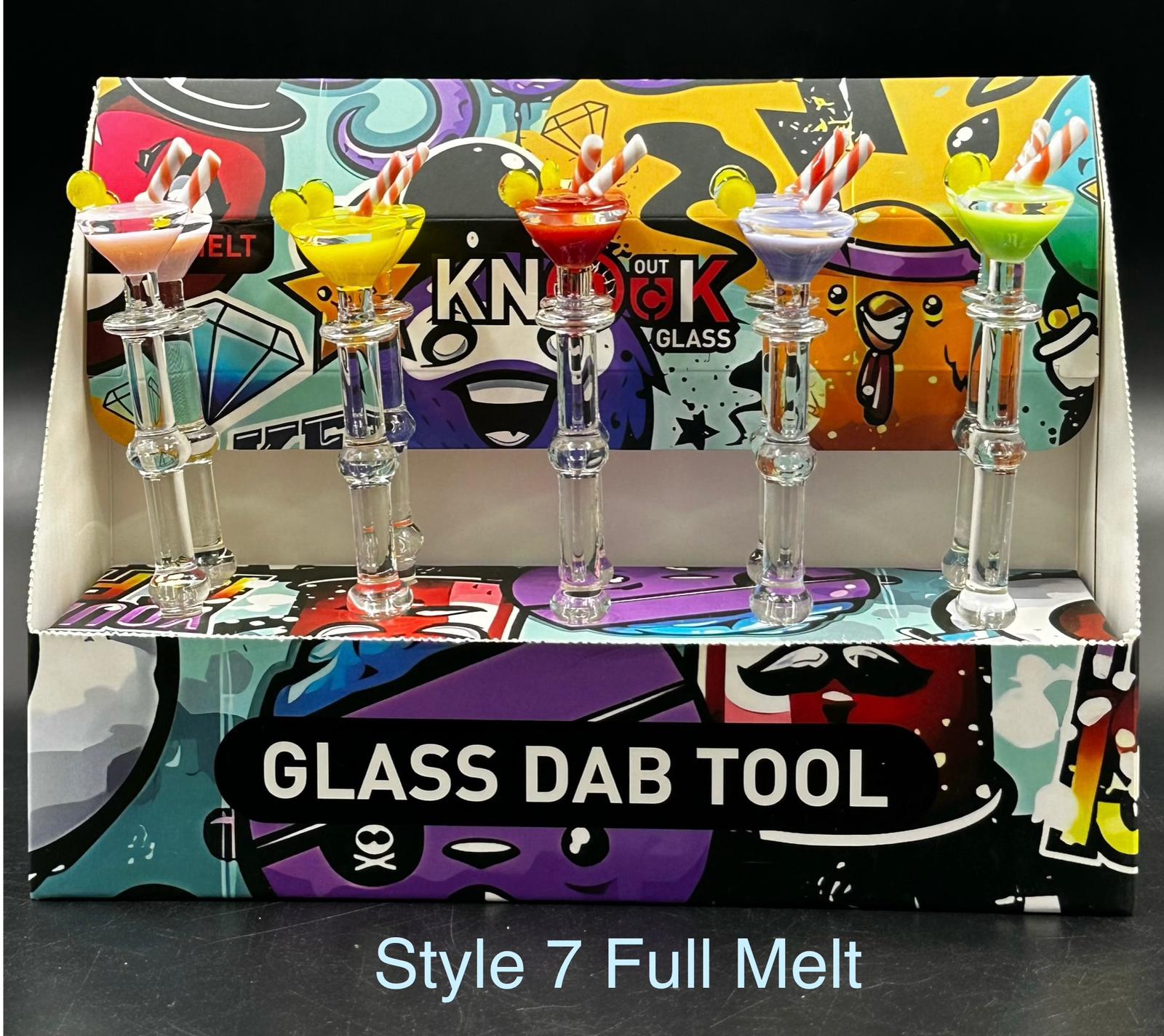 Knockout Glass: Full Melt Glasstools Display of 10 - HYPE WHOLESALE