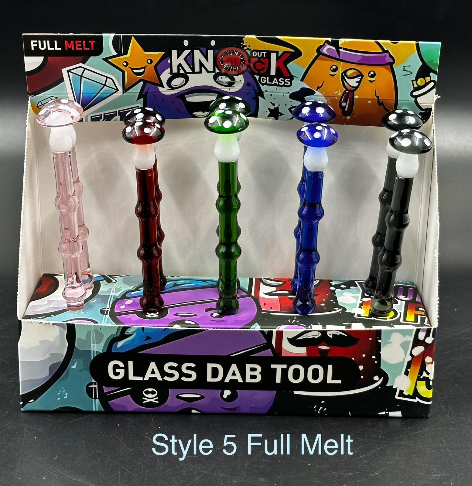 Knockout Glass: Full Melt Glasstools Display of 10 - HYPE WHOLESALE