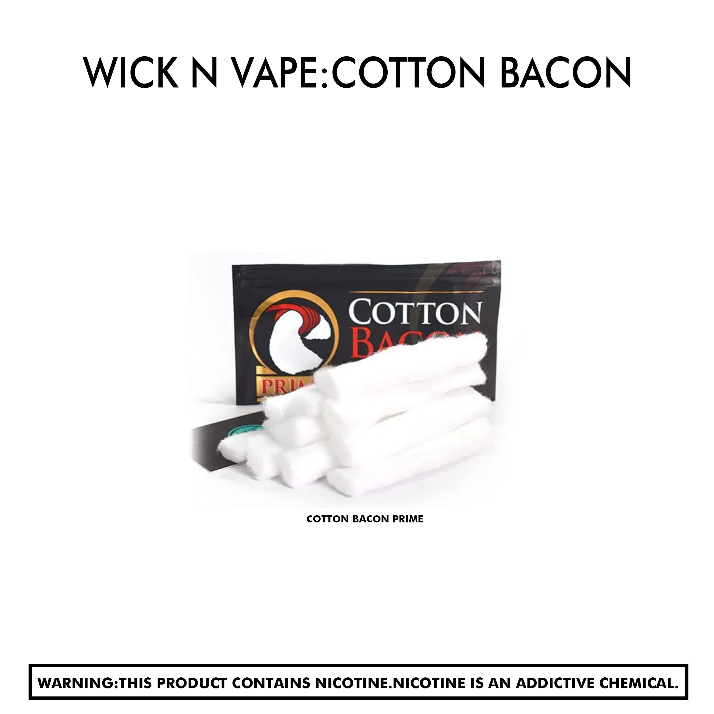 Wick N Vape:Cotton Bacon - HYPE WHOLESALE