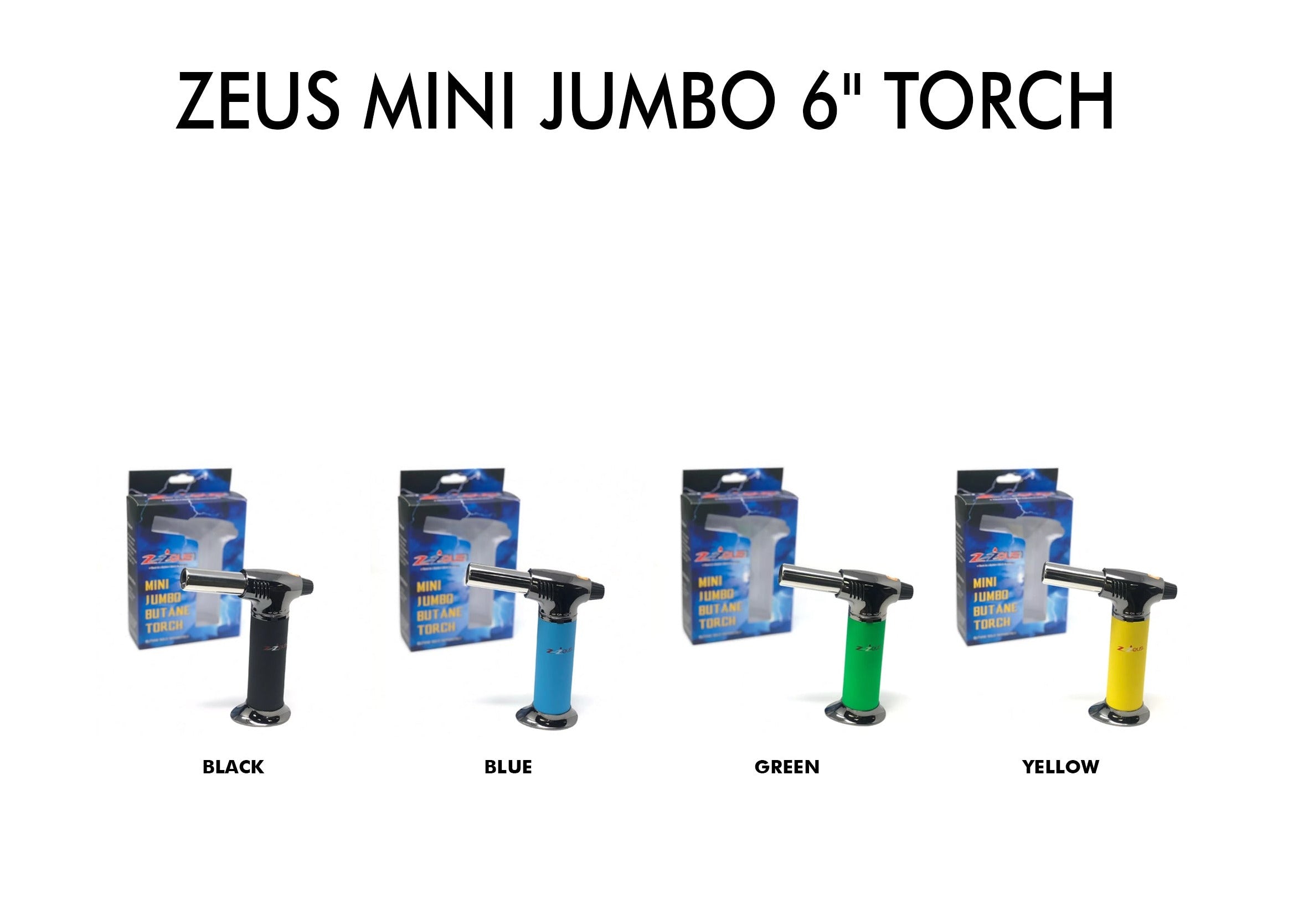 Zeus Mini Jumbo 6" Torch - HYPE WHOLESALE