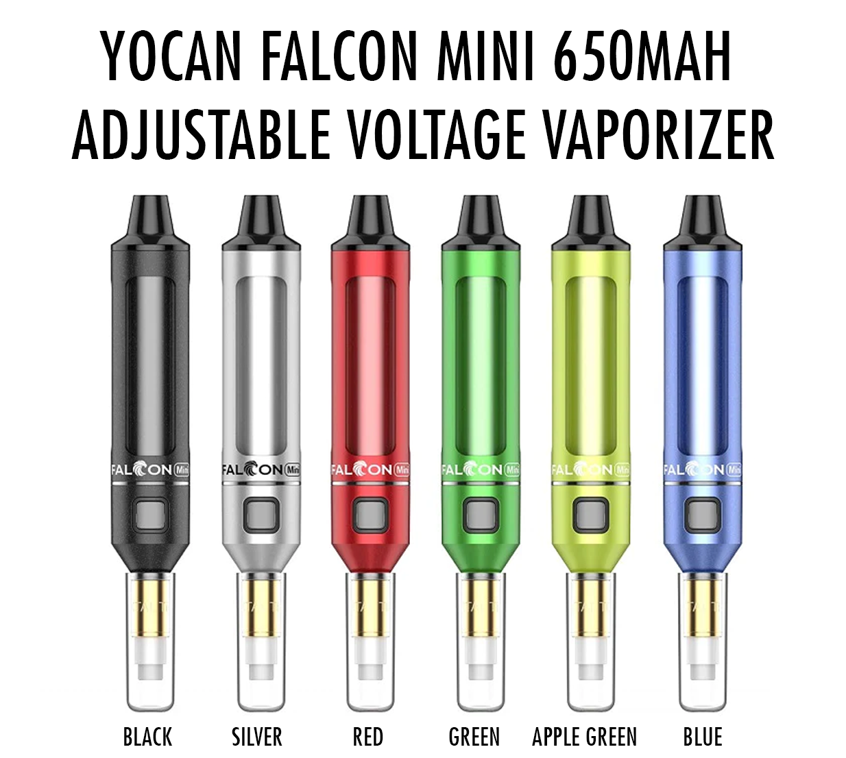 Yocan Falcon Mini 650mAh Adjustable Voltage Vaporizer - HYPE WHOLESALE