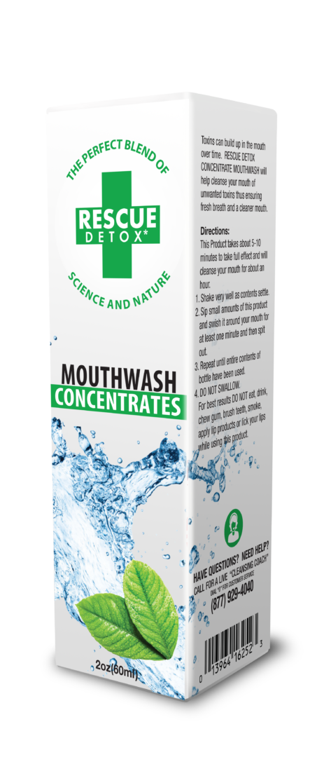 Rescue Detox 2oz Mouthwash - Saliva Cleanse