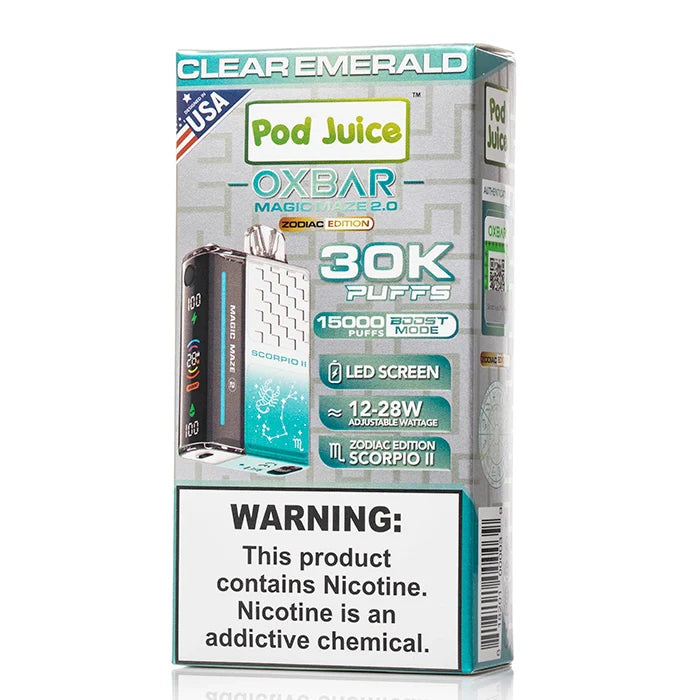 Pod Juice Oxbar Disposable 5% 30000puff - Pack of 5