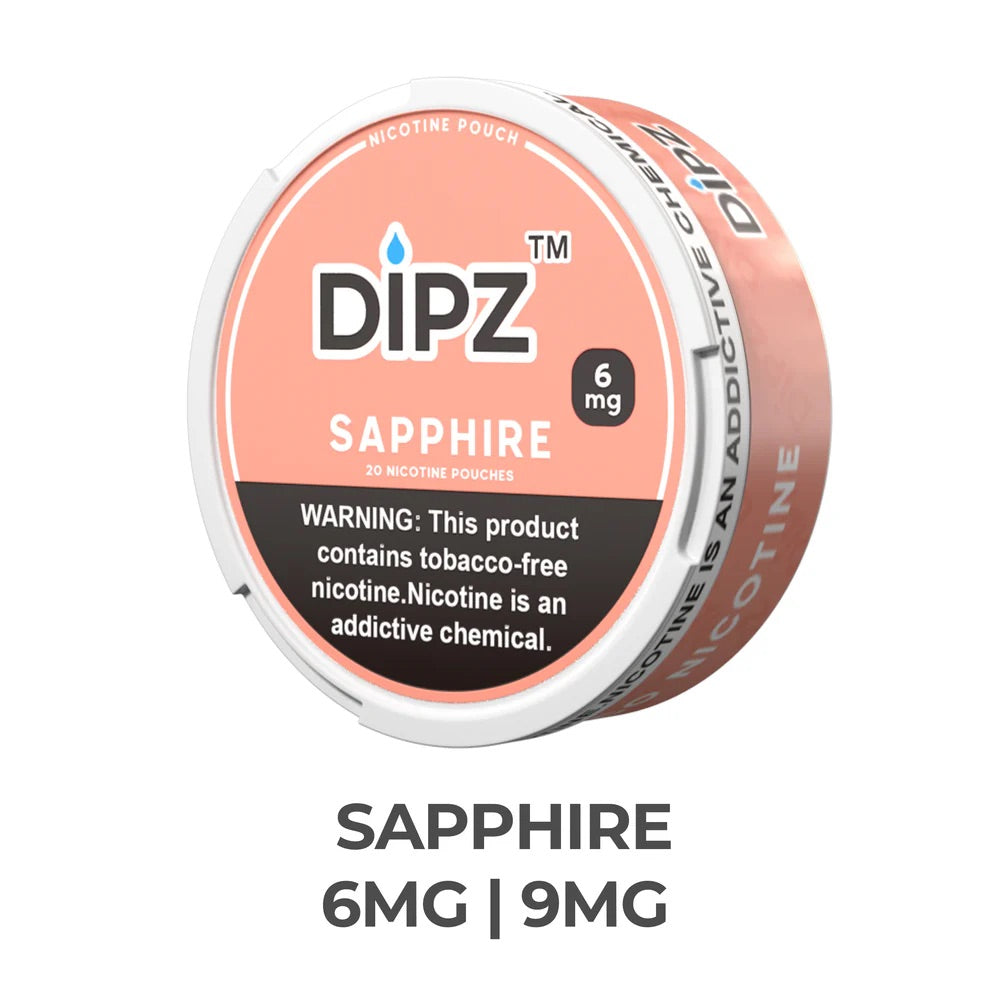 DIPZ TOBACCO FREE NICOTINE POUCH (20 POUCHES/CAN) (5CANS/ROLL)