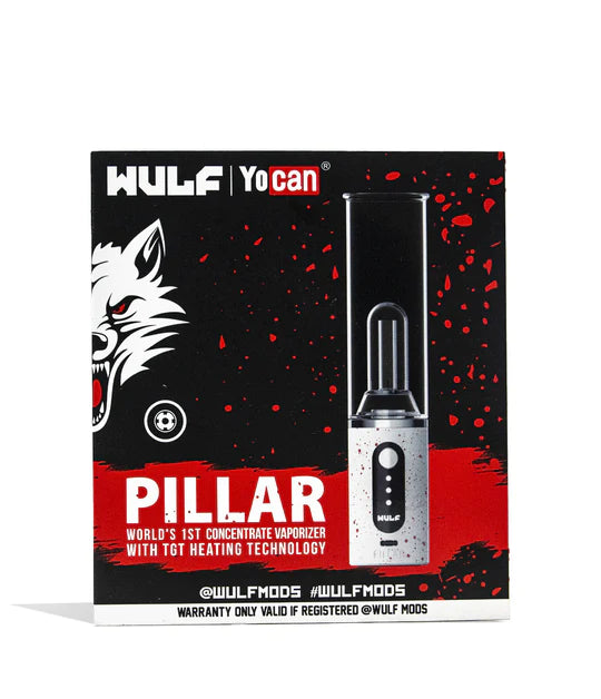 Wulf Mods x Yocan Pillar Mini E-Rig 1400mAh Concentrate Vaporizer